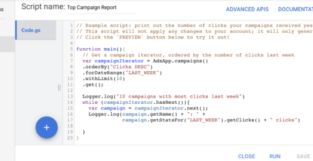 Google Ads Scripts Image