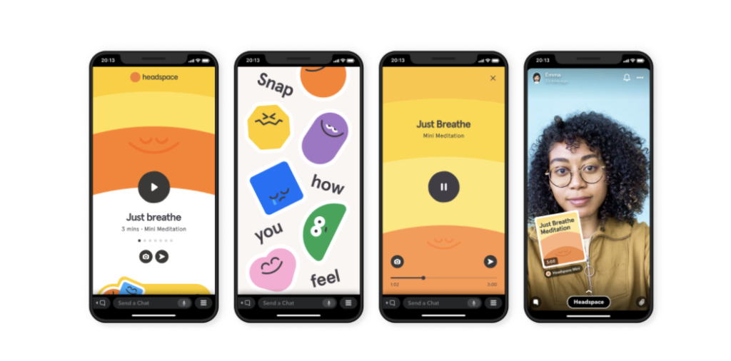 Snapchat Mini Headspace image