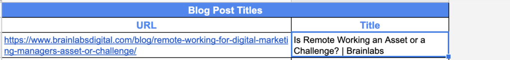 Google Sheets cell with loaded page content using =importxml