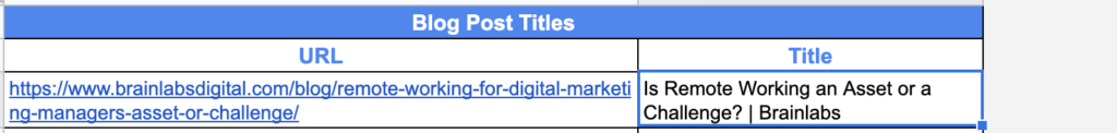 Google Sheets cell with loaded page content using =importxml
