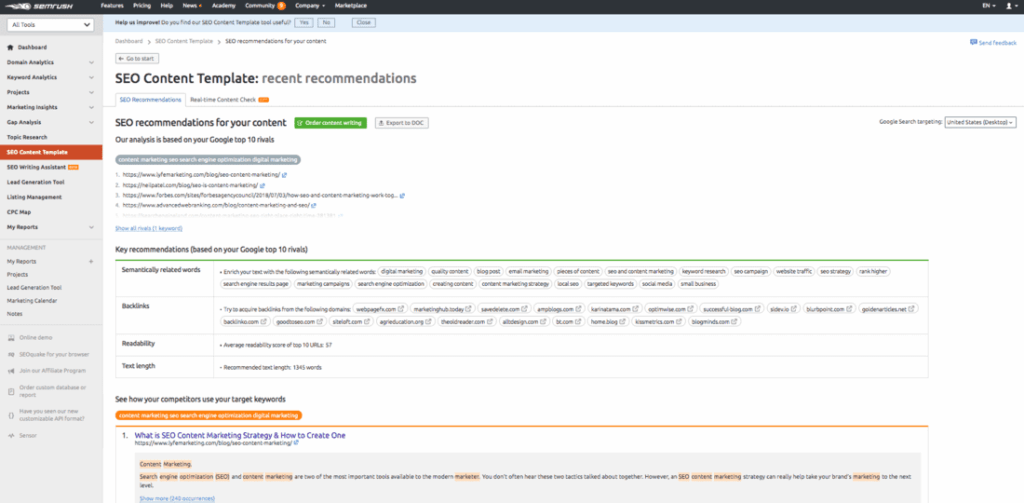 Semrush Invoice Sample What you can do with a free Semrush account - Brainlabs
