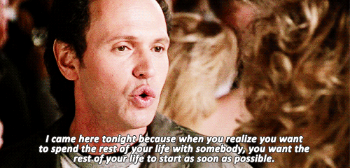 When Harry Met Sally "Spend rest of your life with somebody" gif