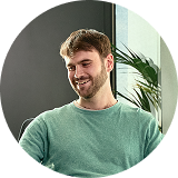 Guy smiling